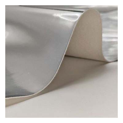 उच्च गुणवत्ता वाले सिंथेटिक नकली जूते हैंडबैग नोटबुक चमड़ा पु इंद्रधनुष होलोग्राफिक धातु रंगीन दर्पण चमड़े के कपड़े