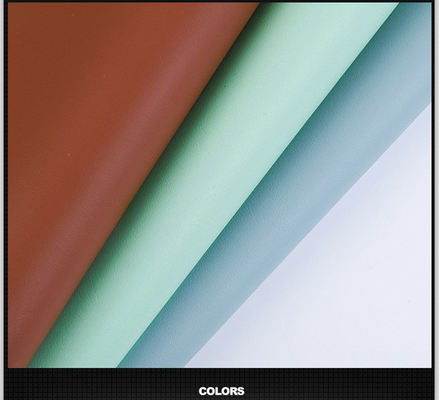 सेमी PU 1.3mm पीसने वाला रेतीला अनाज सिंथेटिक लेदर वॉलेट केस जूते नोटबुक टेबल मैट लेदर फैब्रिक