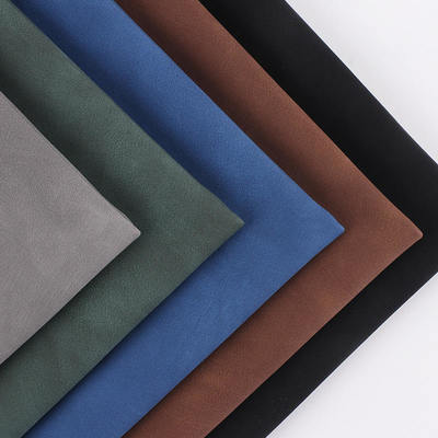 पीयू दो रंग की ठंडी भेड़ की खाल नूबक अनाज सिंथेटिक चमड़े का बैग जूते वॉलेट सजावट नोटबुक केस नकली चमड़े का कपड़े