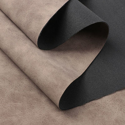 बैग जूते वॉलेट सजावट नोटबुक केस के लिए PU फ्रॉस्टेड यांगबक नुबक ग्रेन सिंथेटिक लेदर फैब्रिक