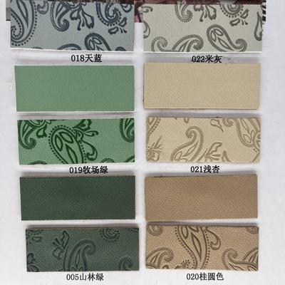 जूता बैग के लिए पु प्रेस सिंथेटिक चमड़े पैकेज टेबल मैट सिंथेटिक नकली चमड़े के कपड़े