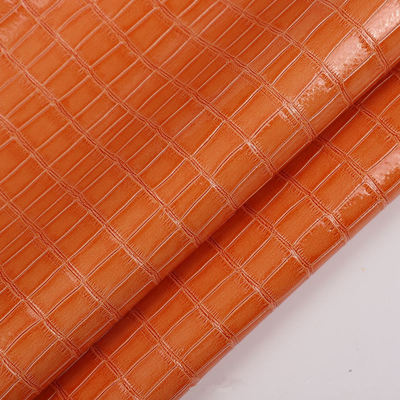 उच्च चमकदार पीवीसी बांस पैटर्न अनाज कृत्रिम सिंथेटिक चमड़े सजावट जूते बैग बॉक्स नकली चमड़े के कपड़े