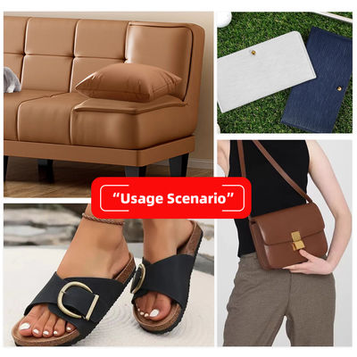 1.0 mm Thickness 137cm Width PU Synthetic Leather Fabric with 41 Colors Available for Handbag Shoes Wallet