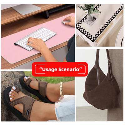 1.1 मिमी मोटाई 54/55" चौड़ाई बैग, जूते और सजावटी उपयोग के लिए दाग प्रतिरोधी पीवीसी लेदर फ़ॉक्‍स लेदर फ़ैब्रिक