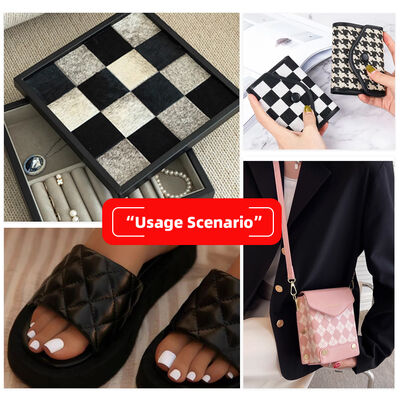 Hotsale पीवीसी स्क्वायर डायमंड प्रिंटेड लेदर सिंथेटिक आर्टिफिशियल लेदर हैंडबैग जूते वॉलेट डेकोरेट बेल्ट नकली लेदर कपड़े