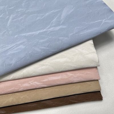 बैग, जूते, वॉलेट, नोटबुक केस सजावट के लिए पु सिल्क साबर बनावट सिंथेटिक चमड़ा, फर्नीचर शिल्प लाइनिंग के लिए फॉक्स लेदर फैब्रिक