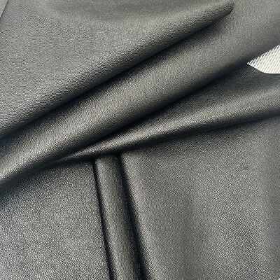 सस्ती कीमत पीवीसी मेम्ने की खाल अनाज नकली चमड़े की खिंचाव ब्लैकआउट गारमेंट के लिए जलरोधक सिंथेटिक चमड़े के कपड़े पैंट पोशाक