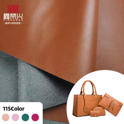 माइक्रोफाइबर पीयू 0.6 मिमी नपा अनाज सिंथेटिक चमड़े टिकाऊ कपड़े बैग सोफे फर्नीचर जूते पर्स कार सजावटी शिल्प आउटडोर