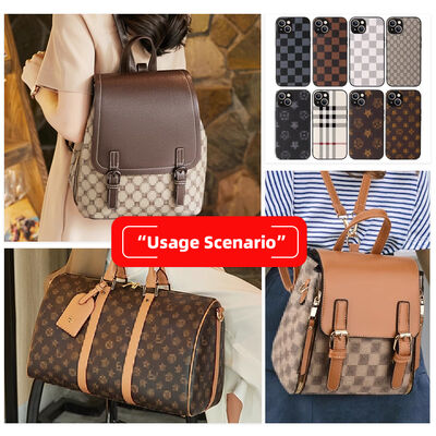 Wholesale PVC Printed Synthetic Faux Leather Fabric for Decorative Use for Craft Sofa Notebook Phone Shell Table Mat Bag