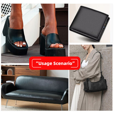 Wholesale PVC Synthetic Leather Materials Double Brushed with Various Embossed Patterns for Furniture & Craft Use