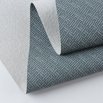 बैग पैकिंग बॉक्स सोफा चेयर बेल्ट फॉक्स लेदर फैब्रिक मटेरियल के लिए पीवीसी बुना हुआ पैटर्न कृत्रिम सिंथेटिक चमड़ा