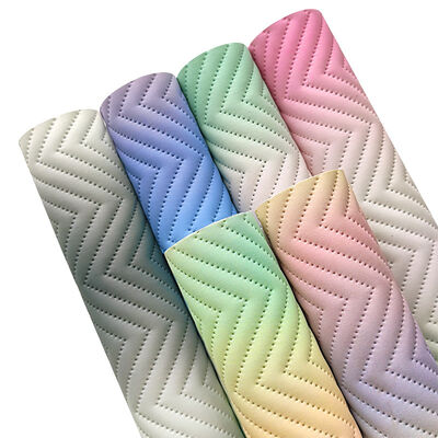 सोफा डेकोरेटिव बैग पैकिंग बॉक्स विनाइल फॉक्स लेदर फैब्रिक के लिए नई फैशन ग्रेडिएंट कलर प्रिंटेड पीयू सिंथेटिक आर्टिफिशियल लेदर