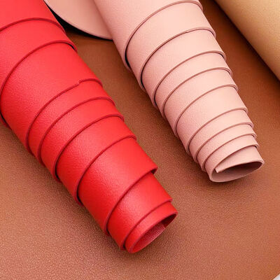 बैग टेबल मैट वॉलेट के लिए पीवीसी कैल्स्किन ग्रेन डबल फेस सिंथेटिक आर्टिफिशियल लेदर एम्बॉस्ड फॉक्स लेदर मैटेरियल्स फॉर क्राफ्ट