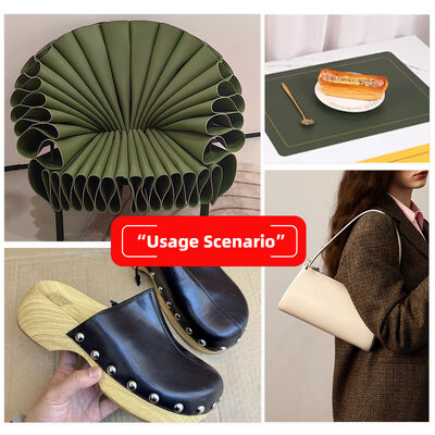 पीवीसी लिची ग्रेन डबल फेस सिंथेटिक फेक्स लेदर मटेरियल एम्बॉस्ड वाटरप्रूफ बैग के लिए टेबल मैट बेल्ट सजावटी प्रयोजनों के लिए