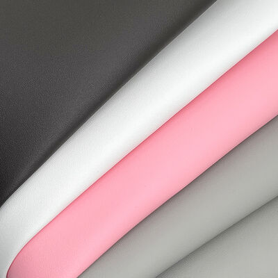 PVC TC Cloth Backed Synthetic Faux Leather Pinhole Pattern Waterproof Stretchable Lining for Shoes Belts Gloves Outdoor Use Sofa