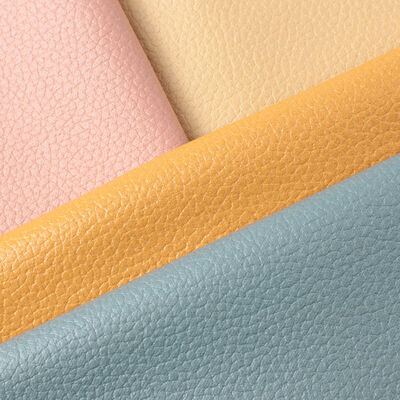 सोफा चेयर कार सीट बेल्ट फॉक्स लेदर फैब्रिक के लिए सेमी पीयू लेदरेट टेक क्लॉथ ब्रीथेबल बिग लिची ग्रेन सिंथेटिक लेदर