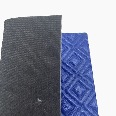 कस्टम पीवीसी रोम्ब कढ़ाई क्विल्टेड मोती सिंथेटिक चमड़े की सुई पेंच फोम के लिए कार सीट कवर सोफा नकली चमड़े के कपड़े