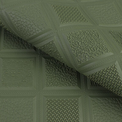 कार फुट कार सीट सोफा सजावट बैग के लिए पीवीसी एंटीस्किड रम्बस उभरा हुआ स्टाइल आर्टिफिशियल सिंथेटिक लेदर, फैक्स लेदर फैब्रिक