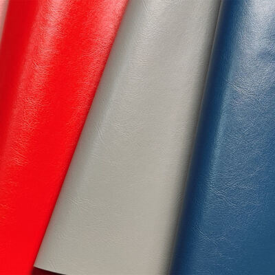 पैकेज वॉलेट केस जूते नोटबुक लेदर फैब्रिक के लिए पीवीसी आर64 अनाज कृत्रिम सिंथेटिक चमड़ा