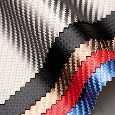 कपड़ों, फोन केस, स्लीव, बॉक्स के लिए वाटरप्रूफ इलास्टिक पीयू कार्बन फाइबर सिंथेटिक लेदर - टिकाऊ फॉक्स लेदर क्राफ्ट्स गारमेंट्स