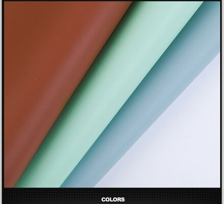 सेमी PU 1.3mm पीसने वाला रेतीला अनाज सिंथेटिक लेदर वॉलेट केस जूते नोटबुक टेबल मैट लेदर फैब्रिक