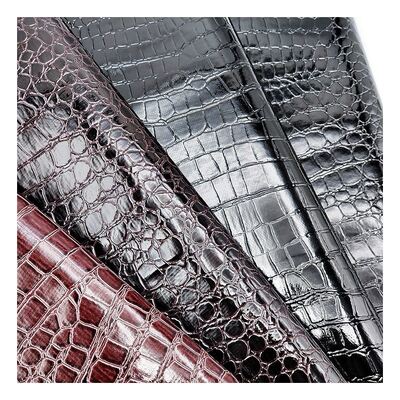 उच्च चमकदार पत्थर पैटर्न पीवीसी सिंथेटिक चमड़े पशु पैटर्न जूते बैग और बैग नकली चमड़े के कपड़े