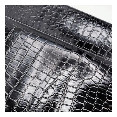 उच्च चमकदार पत्थर पैटर्न पीवीसी सिंथेटिक चमड़े पशु पैटर्न जूते बैग और बैग नकली चमड़े के कपड़े