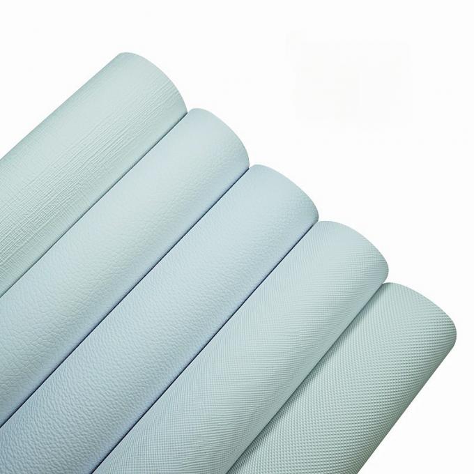 पीवीसी व्हाइट इम्बोस्ड डिजिटल प्रिंटिंग बैग नोटबुक फोन के लिए सिंथेटिक कृत्रिम चमड़े शेल टेबल मैट नकली चमड़े के कपड़े 5