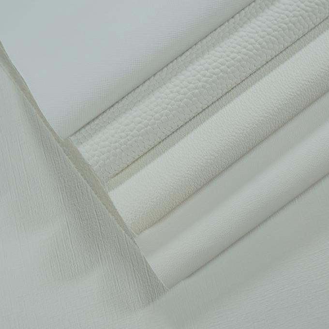 पीवीसी व्हाइट इम्बोस्ड डिजिटल प्रिंटिंग बैग नोटबुक फोन के लिए सिंथेटिक कृत्रिम चमड़े शेल टेबल मैट नकली चमड़े के कपड़े 6