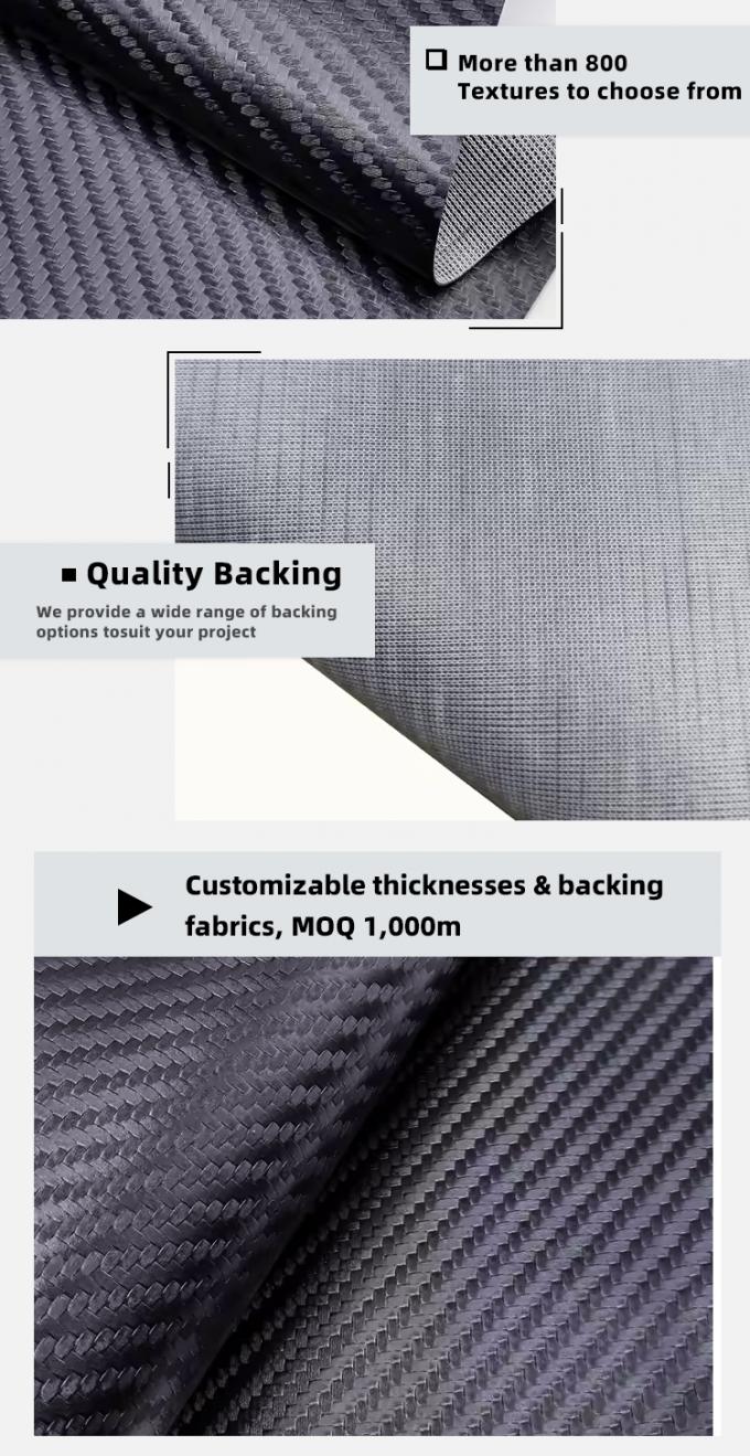 फर्नीचर असबाब के लिए घर्षण-प्रतिरोधी पीवीसी लेदर 140 सेमी चौड़ा 5