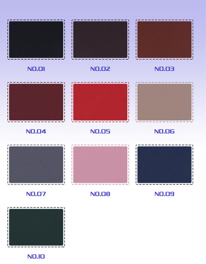 कार सीट कवर के लिए पीवीसी घर्षण-प्रतिरोधी सिंथेटिक चमड़ा 12