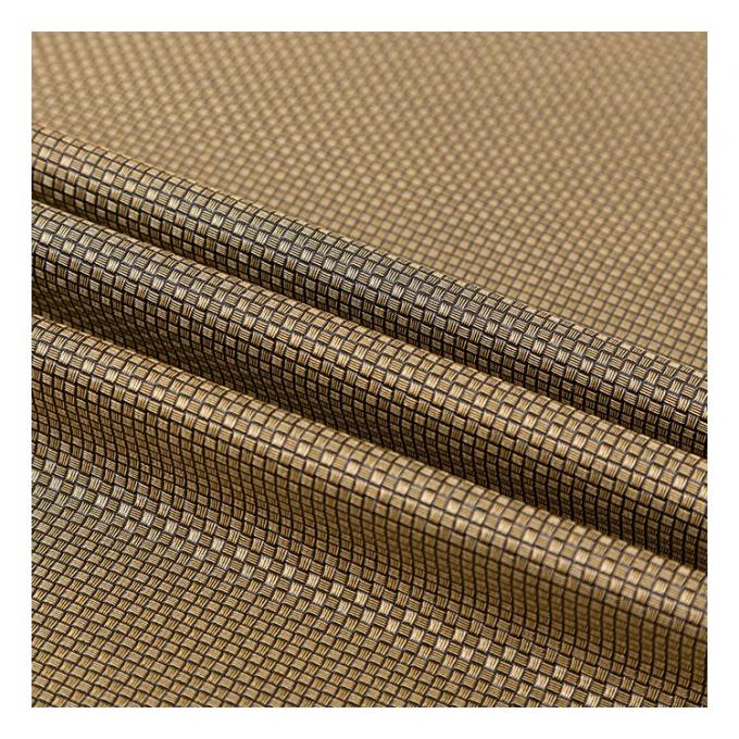 पीवीसी धातु मोती प्रकाश रंग छोटा बुनाई पैटर्न कृत्रिम सिंथेटिक पैकेजिंग वॉलेट बॉक्स जूते नोटबुक नकली चमड़ा कपड़ा 12