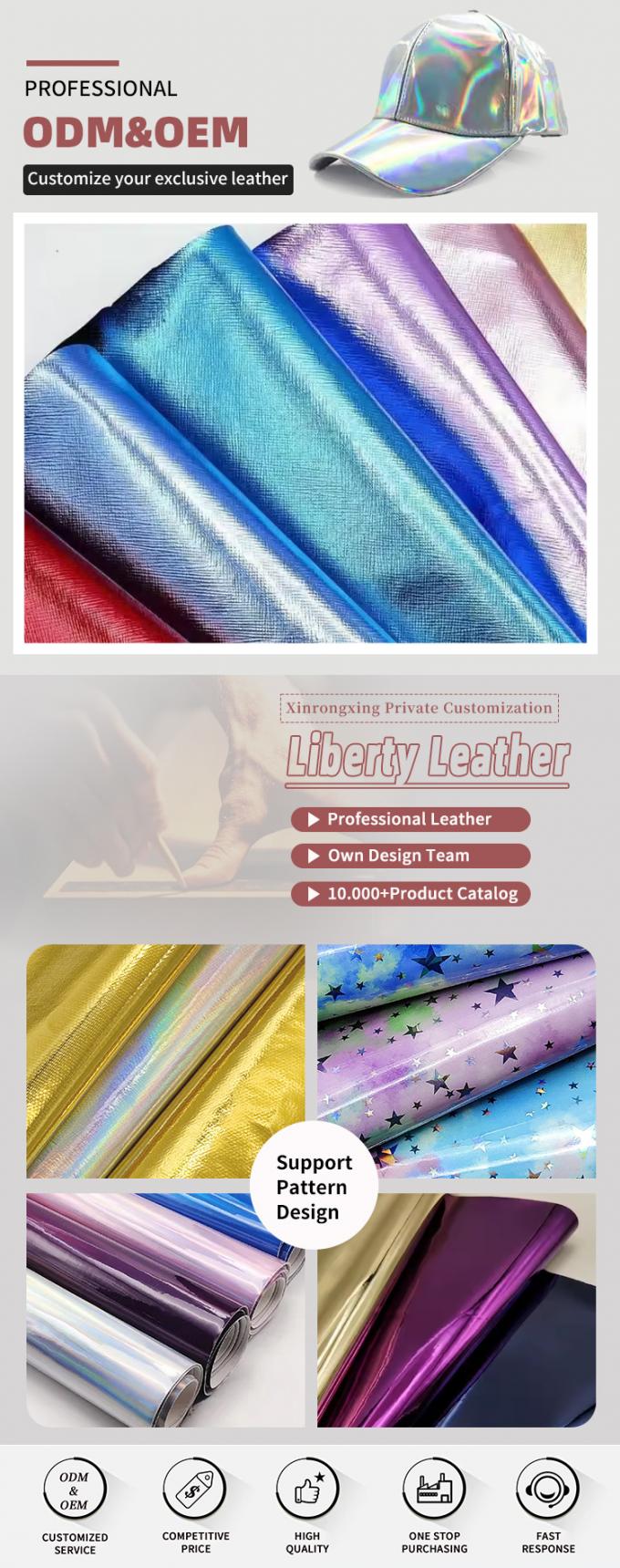 पीवीसी धातु फिल्म फिल्टर क्रॉस पैटर्न कृत्रिम सिंथेटिक लेदर हैंडबैग वॉलेट केस जूते नोटबुक फॉक्स लेदर फैब्रिक 4