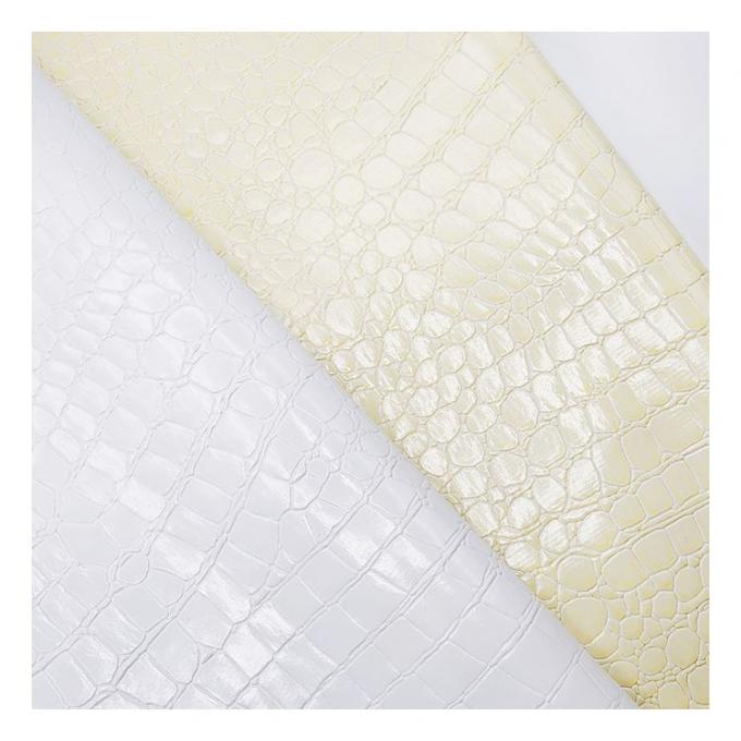 उच्च चमकदार पत्थर पैटर्न पीवीसी सिंथेटिक चमड़े पशु पैटर्न जूते बैग और बैग नकली चमड़े के कपड़े 13