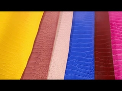 पीवीसी मगरमच्छ अनाज कृत्रिम सिंथेटिक चमड़े वॉलेट बॉक्स जूते Ntoebook नकली चमड़े के कपड़े